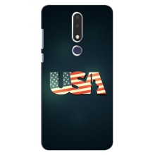 Чехол Флаг USA для Nokia 3.1 Plus, 3 Plus 2018 (USA)