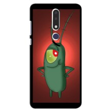 Чехол с картинкой "Одноглазый Планктон" на Nokia 3.1 Plus, 3 Plus 2018 (Стильный Планктон)