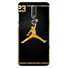 Силіконовый Чохол Nike Air Jordan на Нокіа 3.1 Плюс (Джордан 23)