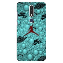 Силиконовый Чехол Nike Air Jordan на Нокиа 3.1 Плюс (Джордан Найк)