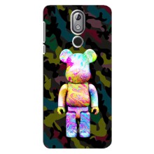 Чехлы для Nokia 3.2 (2019) - Bearbrick Louis Vuitton (PREMIUMPrint) (Яркий Bearbrick)