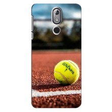 Чохли з прінтом Спортивна тематика для Nokia 3.2 (2019) – Тенісний корт