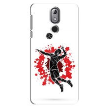 Чохли з прінтом Спортивна тематика для Nokia 3.2 (2019) – Волейболіст