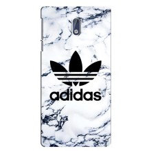 Чохли Адидас для Nokia 3.1 (AlphaPrint) (Адідас на мраморі)