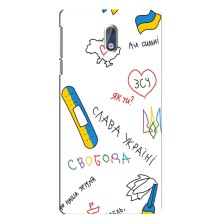 Чохли (Доброго вечора, ми за України) для Нокіа 3.1 (AlphaPrint) (Стикер)