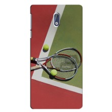Чохли з прінтом Спортивна тематика для Nokia 3.1 (Ракетки теніс)