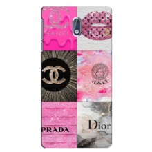 Чехол (Dior, Prada, YSL, Chanel) для Nokia 3.1 (Модница)