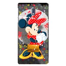 Чехол Disney Mouse Nokia 3.1 (PREMIUMPrint) – Minni с бантиком