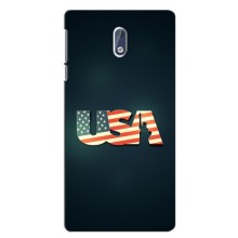 Чехол Флаг USA для Nokia 3.1 (USA)