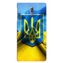 Чехол с картинкой (Патриотический ГЕРБ) на Nokia 3.1 (Герб и Флаг Украины)