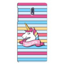 Чохол для Нокіа 3.1 - (Єдинорожки - Новинки) (AlphaPrint) (Unicorn)