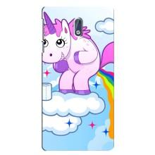 Чехол Unicorn на Nokia 3.1 (Радуга единорожка)