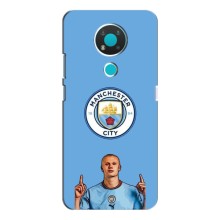 Чехлы с принтом для Nokia 3.4 Футболист – Холанд Манчестер Сити