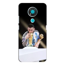 Чехлы Лео Месси Аргентина для Nokia 3.4 (Кубок Мира)
