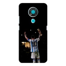 Чехлы Лео Месси Аргентина для Nokia 3.4 (Лео Чемпион)