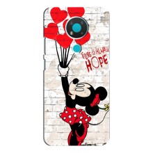 Чехол Disney Mouse Nokia 3.4 (PREMIUMPrint) – Heart Minni