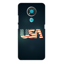 Чехол Флаг USA для Nokia 3.4 (USA)