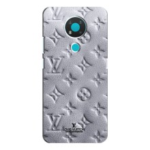Текстурний Чохол Louis Vuitton для Нокіа 3.4 – Білий ЛВ