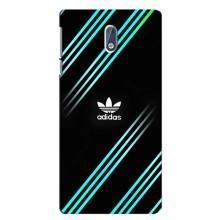 Чехлы Адидас для Nokia 3 (AlphaPrint) (Адидас с полосами)