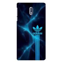 Чехлы Адидас для Nokia 3 (AlphaPrint) (Синий Адидас)