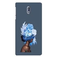 Чехлы (ART) Цветы на Nokia 3 (VPrint) (Цветы на голове)