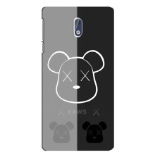 Чехлы для Nokia 3 - Bearbrick Louis Vuitton (PREMIUMPrint) (БеарБрик глаза)