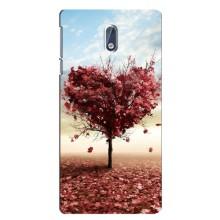 Чехлы для любимой на Нокиа 3 (VPrint) (Дерево сердце)