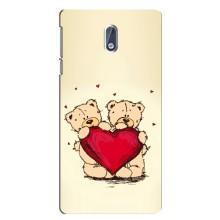Чехлы для любимой на Нокиа 3 (VPrint) (Медвежонки)