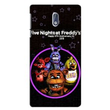 Чехлы Пять ночей с Фредди для Нокиа 3 (Лого Фредди)