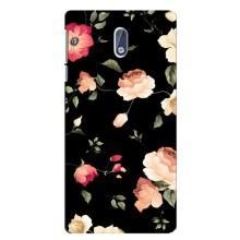 Чехлы с Цветами для Nokia 3 (VPrint) (Розочки)