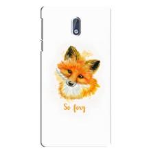Чехлы с картинкой Лисички для Nokia 3 (VPrint) (Девочка Лиса)