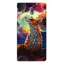Чехлы с картинкой Лисички для Nokia 3 (VPrint) (Лисица в космосе)