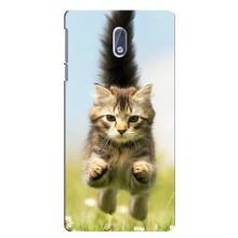 Чехлы с Котиками для Nokia 3 (VPrint) (Прыжок кота)