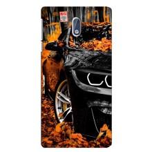 Чехлы с Машинами на Нокиа 3 (VPrint) (Черная Машина)