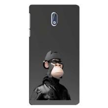 Чехлы с Обезьянами NFT для Nokia 3 (AlphaPrint) (стильная обезьяна NFT)
