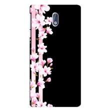 Чехол для Нокиа 3 - с принтом (Дизайнерские) (AlphaPrint) (Цветочки)