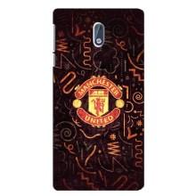 Чехол Манчестер Юнайтед для Нокиа 3 (AlphaPrint) (эмблема МЮ)