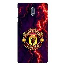 Чехол Манчестер Юнайтед для Нокиа 3 (AlphaPrint) (огненный Манчестер)