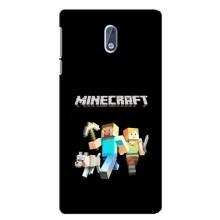 Чехол Майнкрафт на Nokia 3 (AlphaPrint) Minecraft (герои Minecraft)