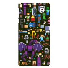 Чехол Майнкрафт на Nokia 3 (AlphaPrint) Minecraft (Коллаж Майнкрафт)