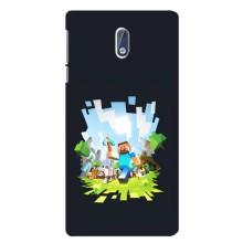 Чехол Майнкрафт на Nokia 3 (AlphaPrint) Minecraft (персонажи Minecraft)