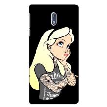 Чехол с печатью для Nokia 3 - (Мода) (AlphaPrint) (Девочка в тату)