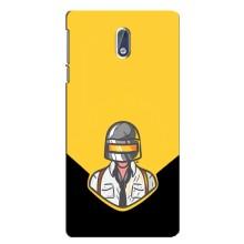 Чехол PUBG для Нокиа 3 (AlphaPrint) (Пабг в шлеме)