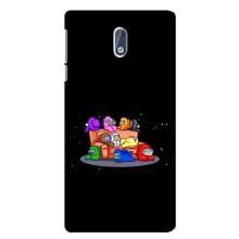 Чехол Амонг Ас для Nokia 3 (AlphaPrint) (Амонг-ас)