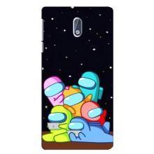 Чехол Амонг Ас для Nokia 3 (AlphaPrint) (Скины в космосе)