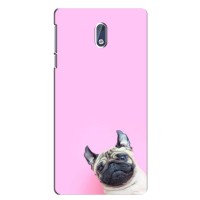 Бампер для Nokia 3 с картинкой "Песики" – Собака на розовом