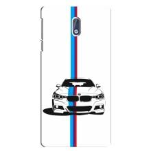 Чехол для Нокиа 3 - с принтом БМВ (AlphaPrint) (Машина БМВ)