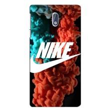 Чехол для Nokia 3 - с принтом Найк (AlphaPrint) (Дымчатый найк)