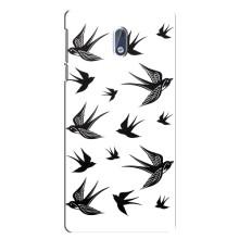 Чехол с птицами на Nokia 3 (VPrint) (Ласточки)