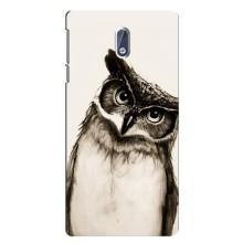 Чехол с птицами на Nokia 3 (VPrint) (Сова)